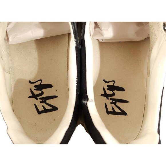 Eytys Odessa Canvas Sneakers Size 39 US 8.5 Womens Black $210 - Picture 11 of 15